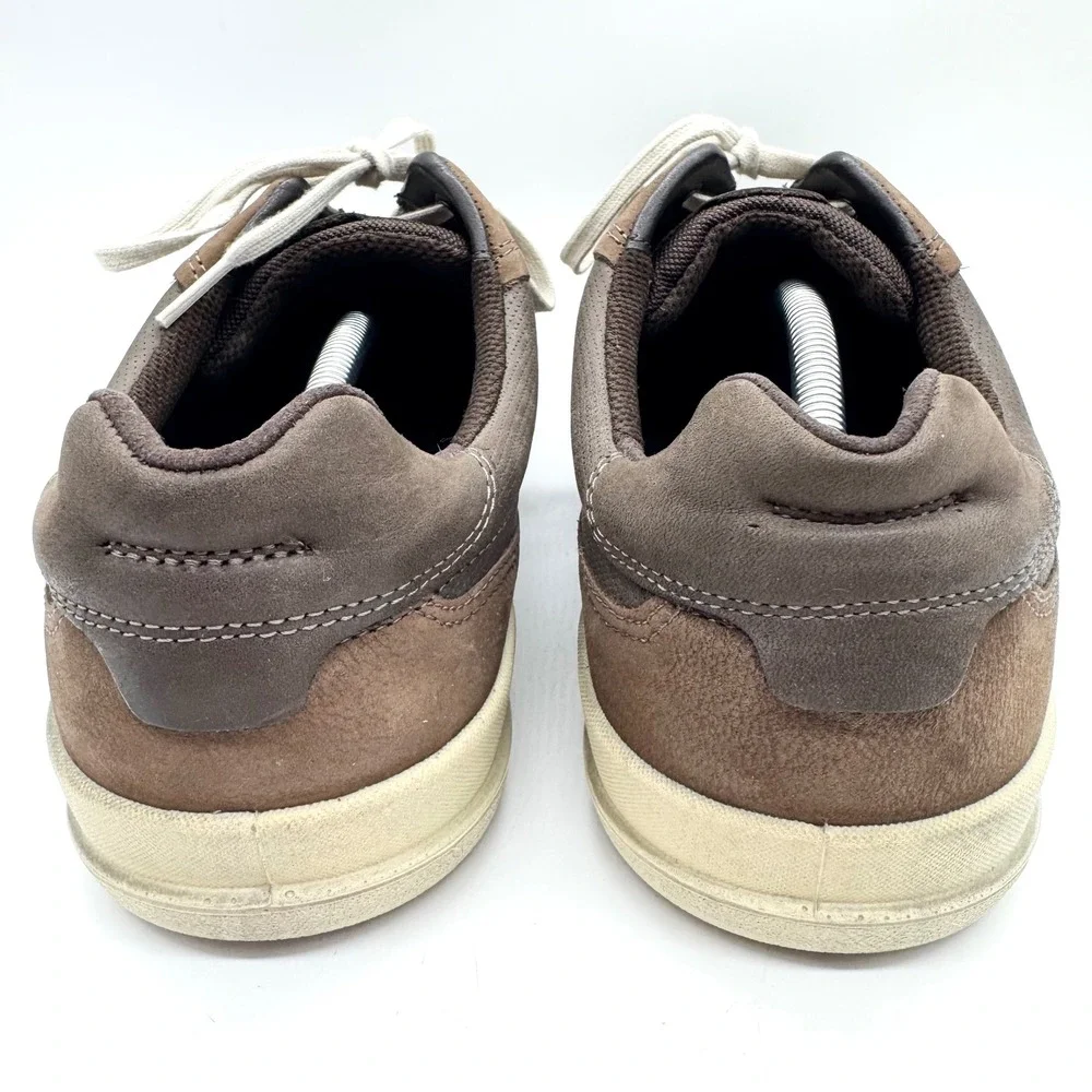 ECCO Enrico Retro Lace Up Oxford Shoe Brown Sz 47 Business Casual Comfort Office